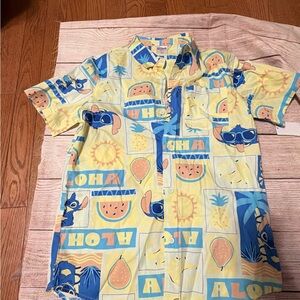 Disney Aloha Kids Shirt - Blue and Yellow